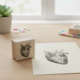 Hearts Rubber Stamp Rubberstempel