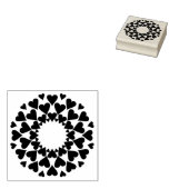 Hearts Rubberstempel (Gestempeld)