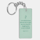 Hearts Seeking the Lord Christian Sleutelhanger (Voorkant Links)