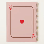 Hearts Simple Modern Planner (Achterkant)