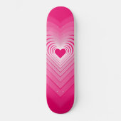 Hearts Skateboard - Roze (Voorkant)