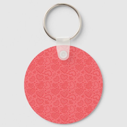 Hearts Sleutelhanger Love - Red (Voorkant)