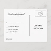 Hearts Spades Casino RSVP Briefkaart (Achterkant)