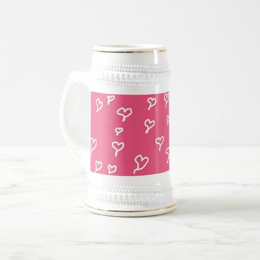 Hearts Stein Bierpul (Voorkant links)