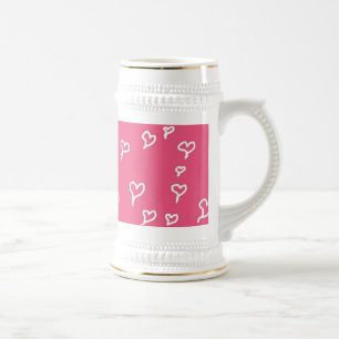 Hearts Stein Bierpul