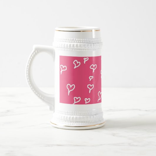 Hearts Stein Bierpul (Links)