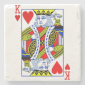 Hearts Stenen Onderzetter (Voorkant)