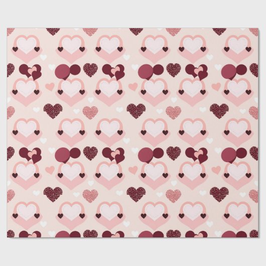 Hearts Style Cadeaupapier (Vlak)