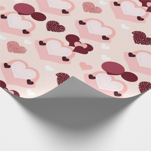 Hearts Style Cadeaupapier (Hoek)