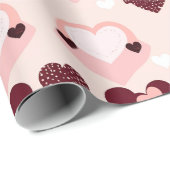 Hearts Style Cadeaupapier (Rol Hoek)