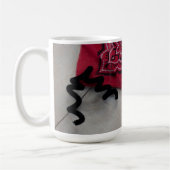 Hearts & Sweets Rood & roze rustiek Koffiemok (Links)