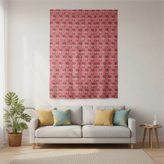 Hearts Tapestry Wandkleed
