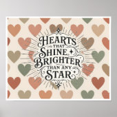 Hearts That Shine Brighter Than Any Star Poster (Voorkant)