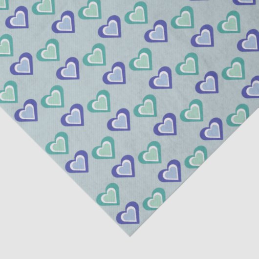 Hearts Tissuepapier (Detail)