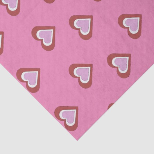 Hearts Tissuepapier (Detail)
