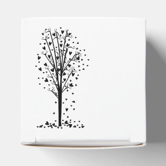 Hearts Tree Bedankdoosjes (Bovenkant)