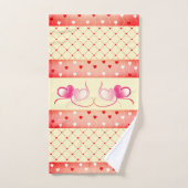 Hearts Trendy Bad Handdoek (Handdoek)