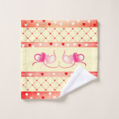 Hearts Trendy Bad Handdoek (Wasdoekje)