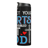 Hearts Troubled Trust In God Thermosbeker (Geroteerd rechts)