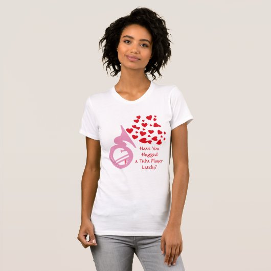 Hearts Tuba T-shirt (Voorkant volledig)