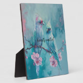 Hearts United Birds Tafelblad Plaque met Ezel Fotoplaat (Zijkant)