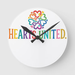 Hearts United – Liefde & Samen T-Shirt Ronde Klok