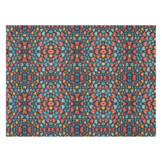 Hearts Valentijn Art Tafelkleed (Voorkant (Horizontaal))