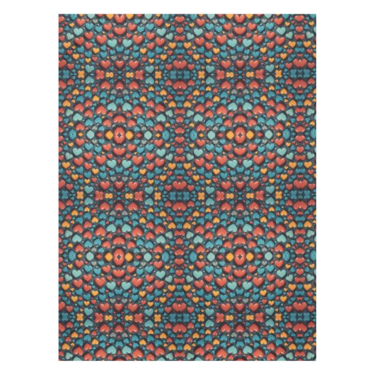 Hearts Valentijn Art Tafelkleed (Voorkant)