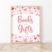 Hearts Valentijn Boeken en geschenken Baby shower  Poster