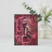 Hearts Valentijn Fairy Briefkaart beroemd gemaakt  (Staand voorkant)