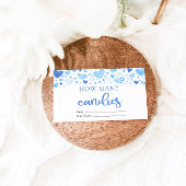 Hearts Valentijn Hoeveel Snoepjes Baby shower spel Informatiekaartje