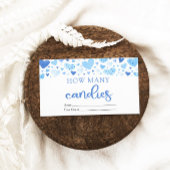 Hearts Valentijn Hoeveel Snoepjes Baby shower spel Informatiekaartje