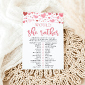 Hearts Valentijn wil dat ze liever Baby shower spe Kaart