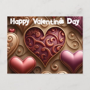 Hearts Valentijnsdag Briefkaart