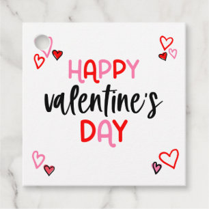 Hearts Valentijnsdag Favoriet Gift Label