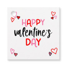 Hearts Valentijnsdag Favoriet Gift Label