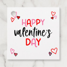 Hearts Valentijnsdag Favoriet Gift Label