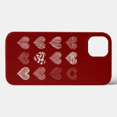 Hearts Valentijnsdag Nine Hearts Valentijn Love Case-Mate iPhone Case (Achterkant (horizontaal))
