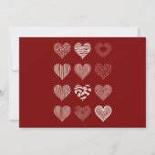 Hearts Valentijnsdag Nine Hearts Valentijn Love Kaart (Voorkant)