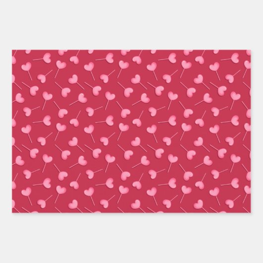 Hearts Valentijnse  Wrapping Paper Sheets (Voorkant 2)