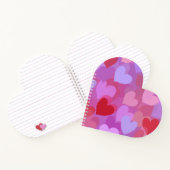 Hearts Valentine's Day Love Design Notitieboek (Binnen)