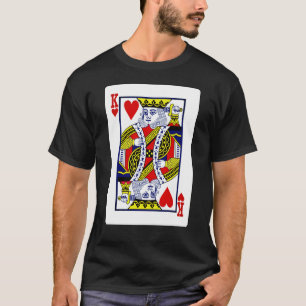 Hearts van het traditionele kaartendek t-shirt