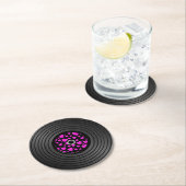 Hearts Vinyl Record Ronde Kartonnen Onderzetter (Insitu)