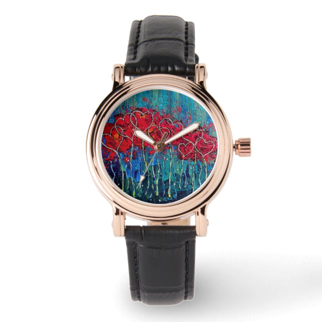 Hearts Watch Horloge (Voorkant)