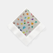 Hearts Watercolor  Servet (Hoek)