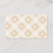 Hearts Waterverf Train Baby shower Note voor Baby Informatiekaartje (Achterkant)