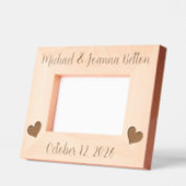 Hearts Wedding Pas getrouwd Jubileum Gegraveerde Lijstjes (Links)