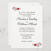 Hearts Wedding Uitnodiging (Voorkant / Achterkant)