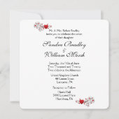 Hearts Wedding Uitnodiging (Voorkant)