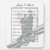 Hearts White Wedding Muismat (Voorkant)